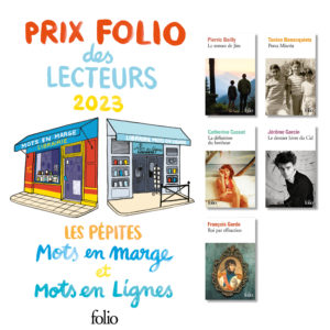 les 5 romans sélectionnés du Prix Folio des lecteurs de Mots en marge et Mots en lignes